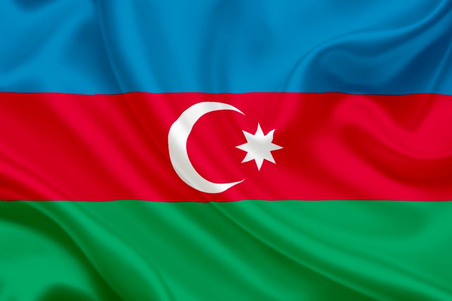Azerbaijan Flag